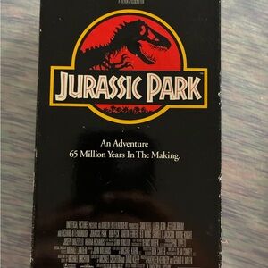 Jurassic Park VHS Tape - Black